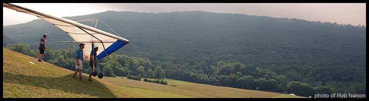 hang gliding in the temperate deciduous forests biome