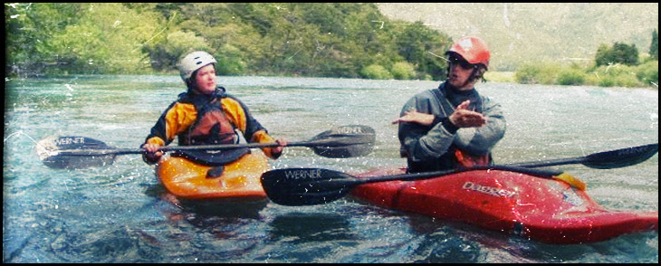 Teaching kayaking