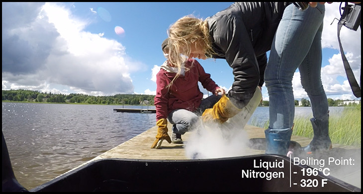 liquid nitrogen experiments