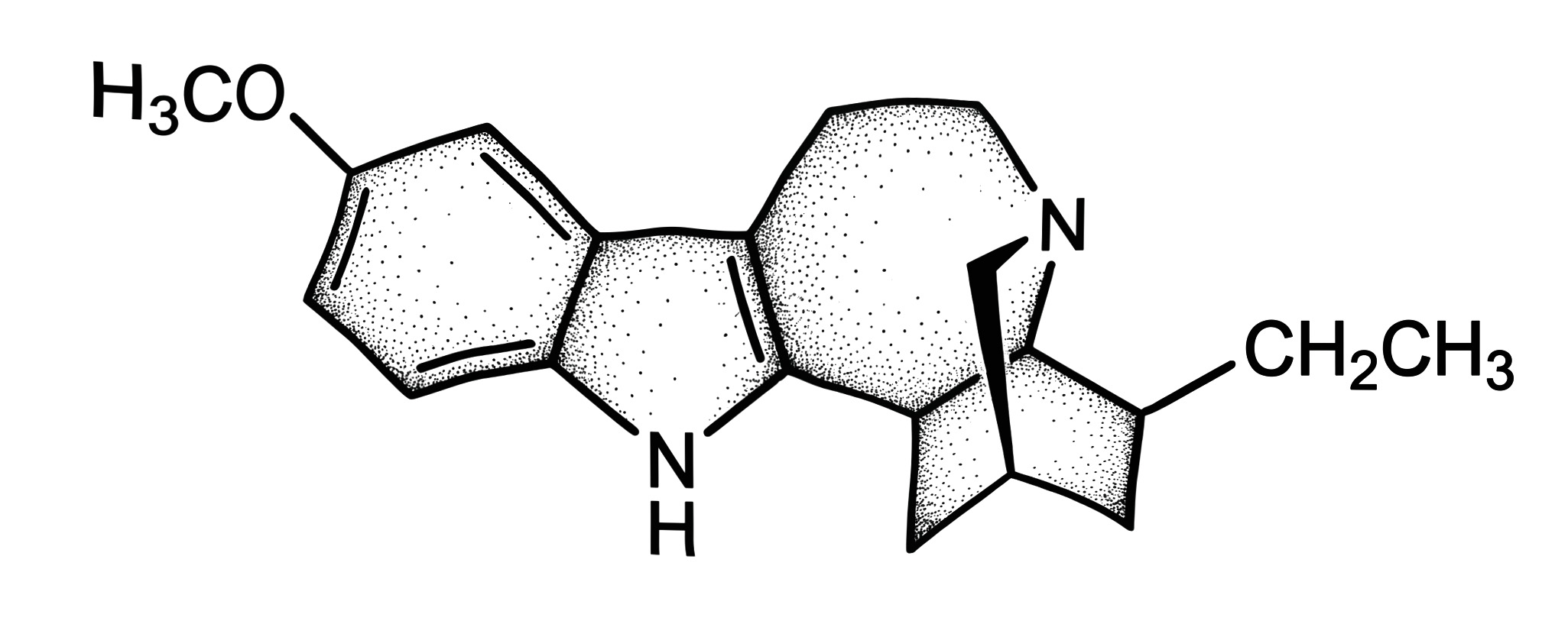 ibogaine molecule 